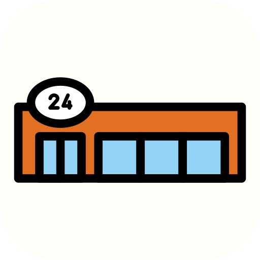 The 1F3EA storefront on a cream square.